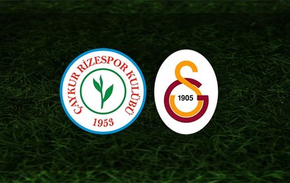 Rizespor - Galatasaray maçı ne zaman, saat kaçta ve hangi kanalda? | Süper Lig