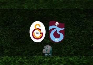 G.Saray - Trabzonspor | İlk 11'ler belli oldu