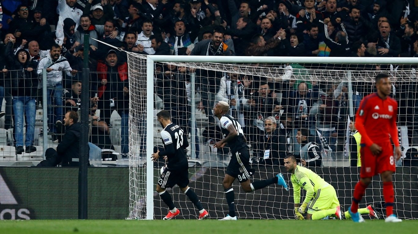 Beşiktaş - O.Lyon maçından kareler