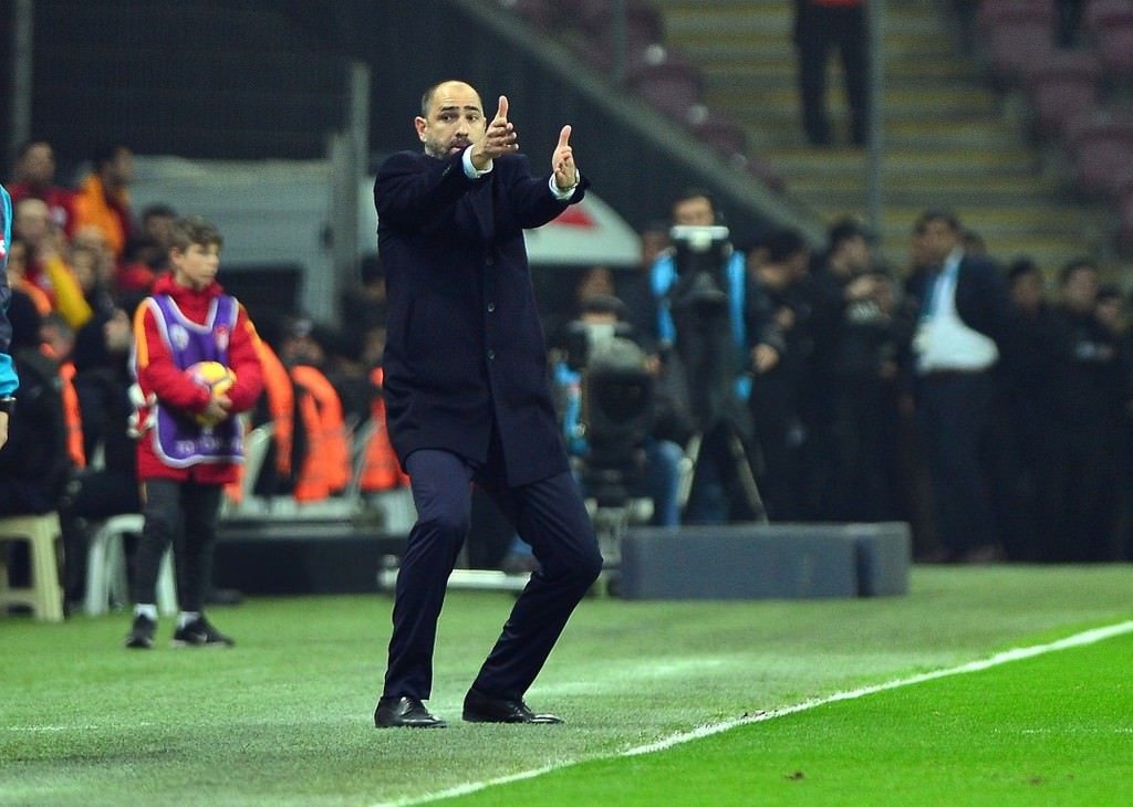 Galatasaray-Beşiktaş karşılaşmasından kareler