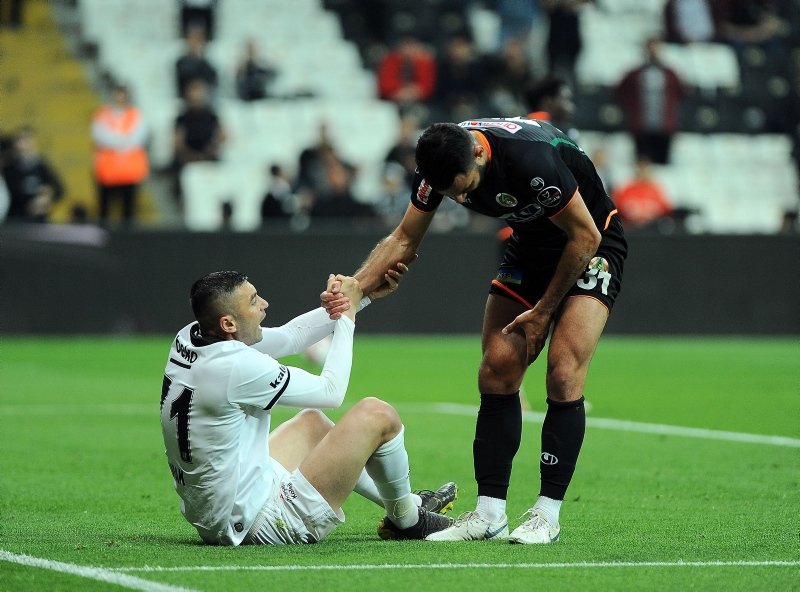 Beşiktaş - Alanyaspor maçından kareler