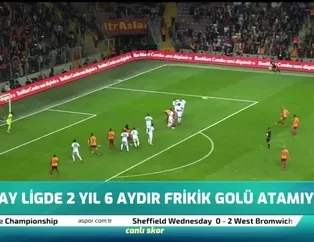 Galatasaray frikik golüne hasret