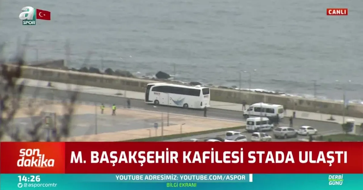 Medipol Başakşehir kafilesi stada ulaştı