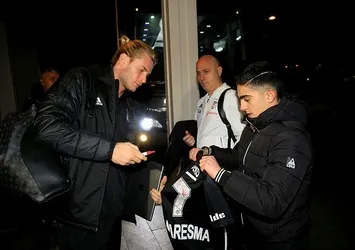 Beşiktaş kafilesi Sarpsborg'a ulaştı