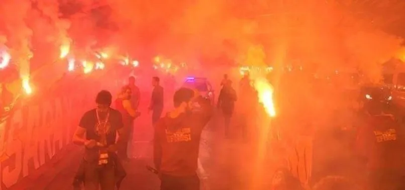 Galatasaray'a Ankara'da coşkulu karşılama