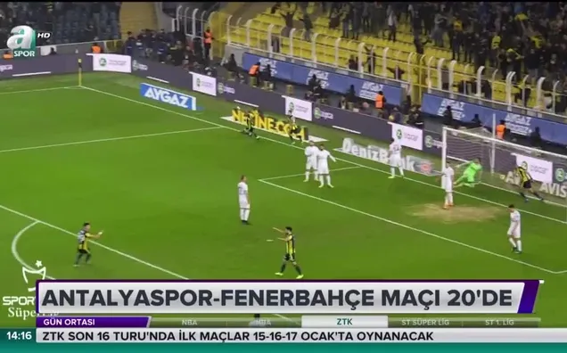 Fenerbahçe Antalya deplasmanında