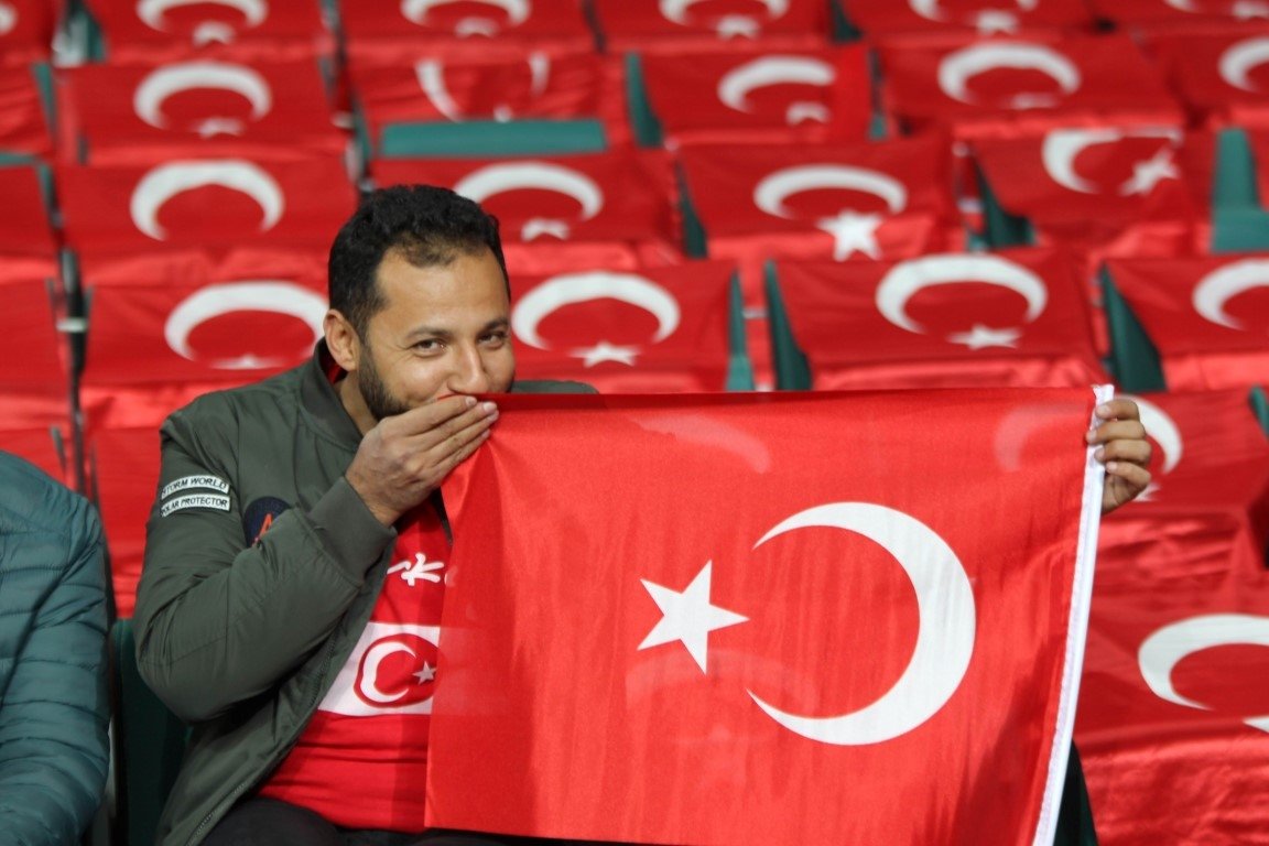 Türkiye İsveç maçından kareler