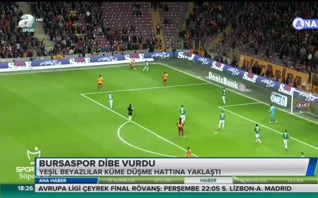 Bursaspor dibe vurdu!