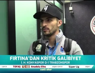 "Sivasspor'un puan kaybettiği haftada kazanmak önemliydi"