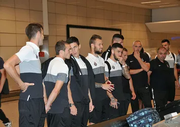 Beşiktaş'ın rakibi Partizan, İstanbul'a geldi