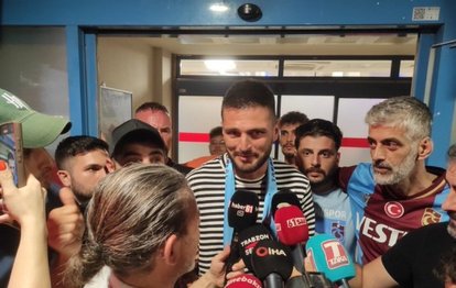 Trabzonspor’un yeni transferi Okay Yokuşlu şehre geldi!