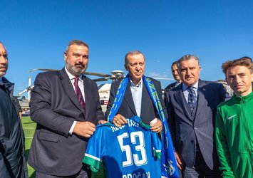 Başkan Erdoğan'dan Ç. Rizespor'a ziyaret!