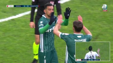 GOL | Konyaspor 2-0 Ümraniyespor