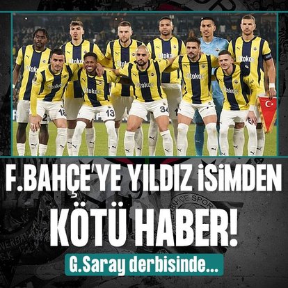 Fenerbahçe’ye Fred’den kötü haber!
