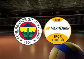 Fenerbahçe Medicana-VakıfBank maçı hangi kanalda?