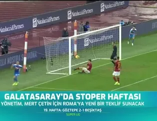 Galatasaray'da stoper haftası