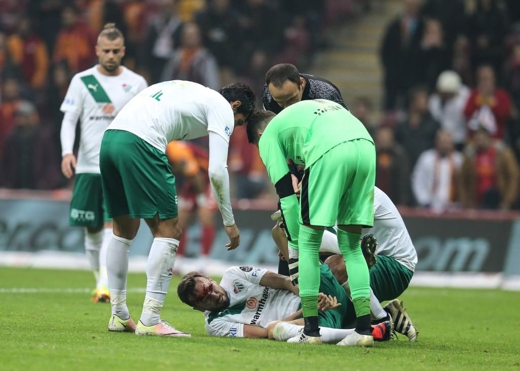 Galatasaray-Bursaspor karşılaşmasından kareler