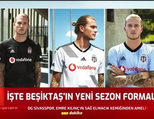 Beşiktaş yeni sezon formalarını tanıttı