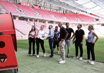UEFA Samsunspor'un stadını inceledi