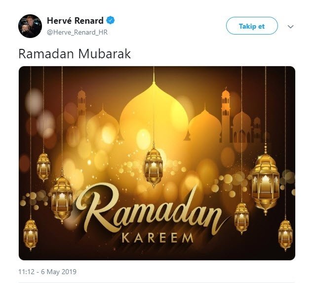 Futbol dünyasından Ramazan mesajları