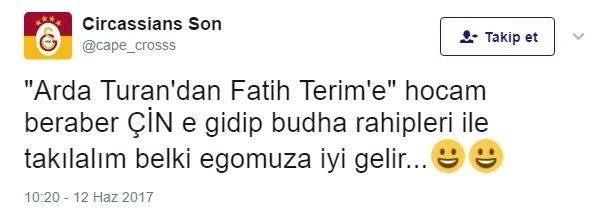 Fatih Terim ve Arda Turan’a ilginç sözler