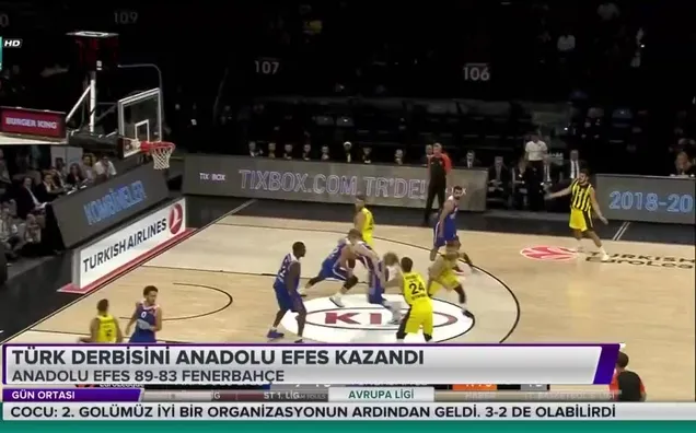 Anadolu Efes 16 sayıdan geri döndü