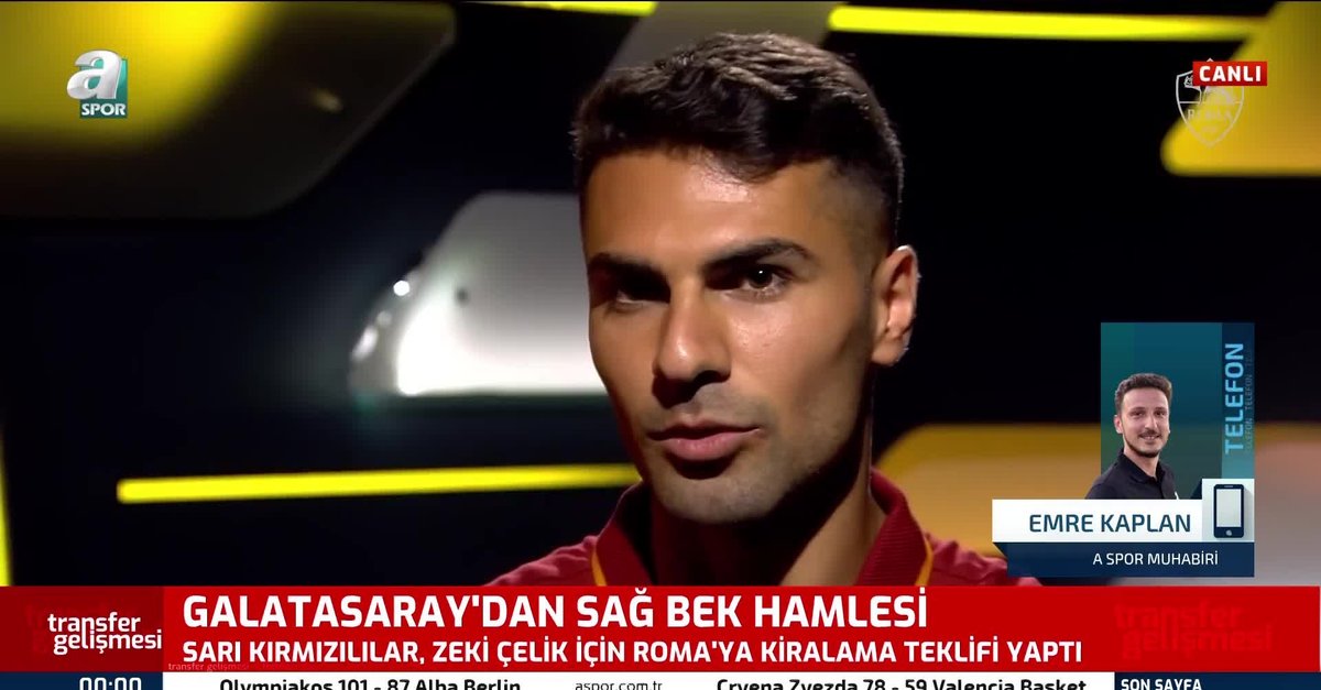 Galatasaray'dan Zeki Çelik için Roma'ya teklif!