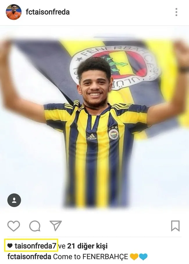 Taison, Fenerbahçe taraftarını heyecanlandırdı - 1
