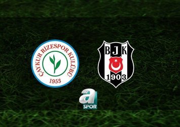Beşiktaş'ın Ç. Rizespor maçı 11'i belli oldu!