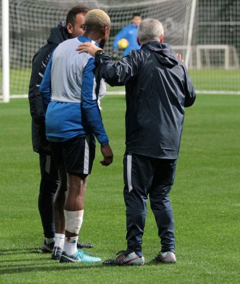 Trabzonspor’da kıran kırana antrenman
