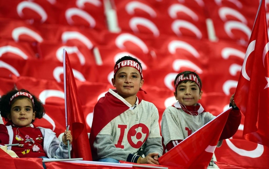 Türkiye-Kosova maçından kareler