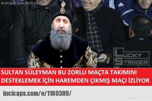 Galatasaray - Osmanlıspor caps’leri