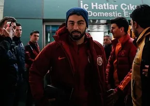 Galatasaray kafilesi Ankara'da