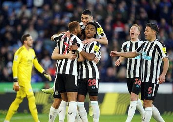 Newcastle Leicester'ı 3 golle geçti