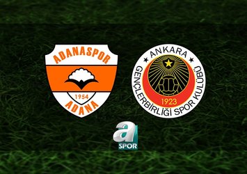 Adanaspor-Gençlerbirliği maçı saat kaçta?