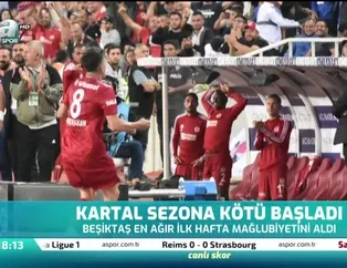Kartal sezona kötü başladı