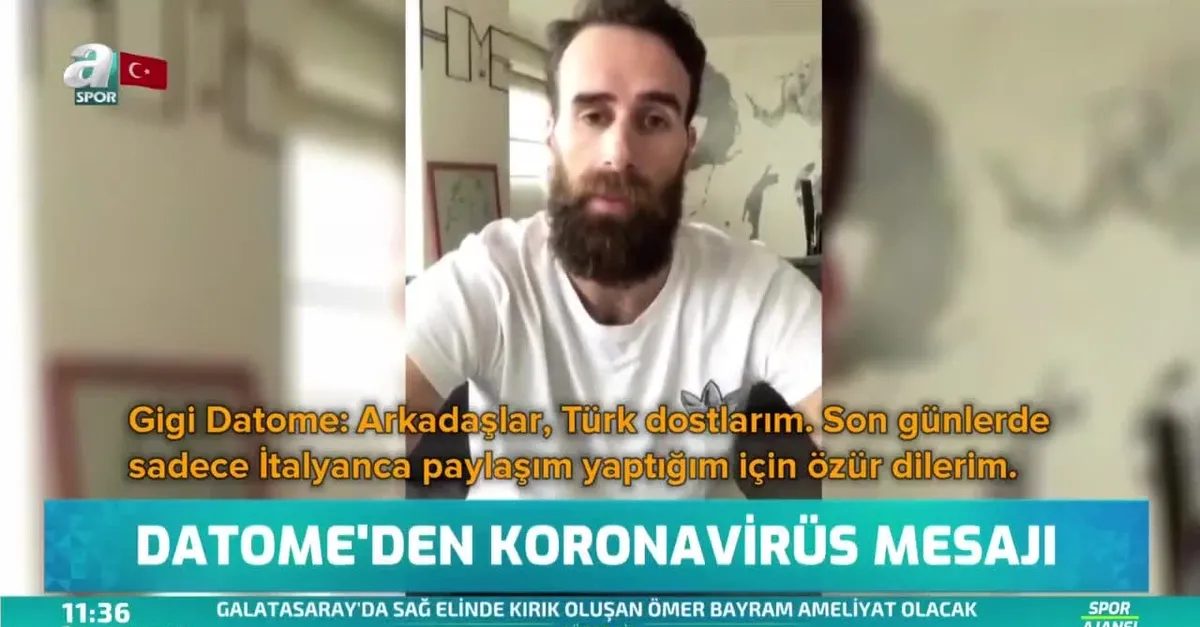 Gigi Datome’den koronavirüs mesajı