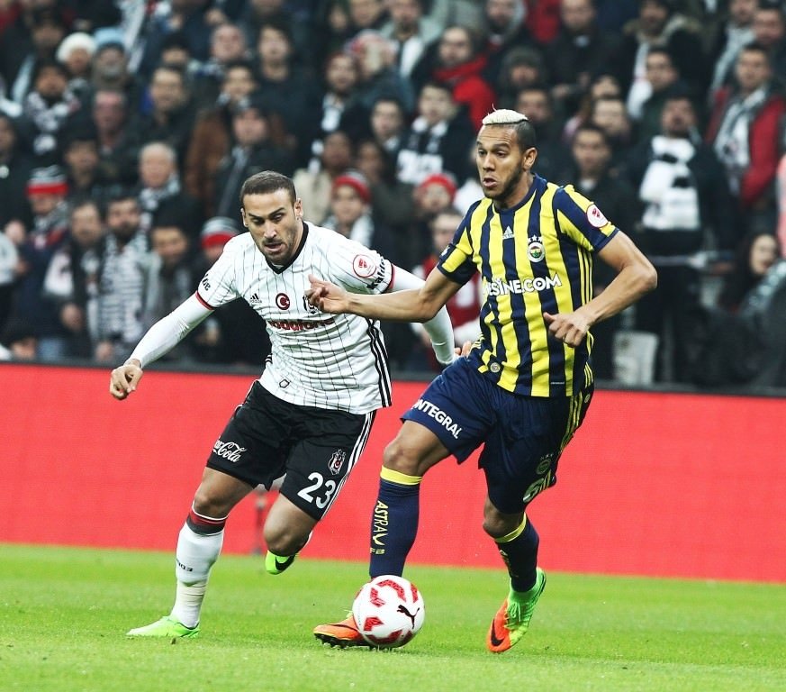 Beşiktaş-Fenerbahçe karşılaşmasından kareler