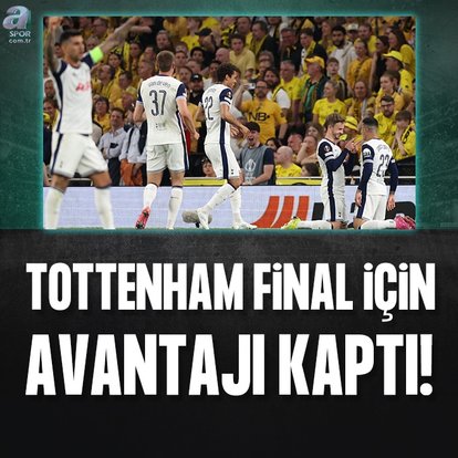 Tottenham final için avantajı kaptı!