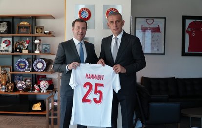 FIFA Üye Federasyonlar Direktörü Mammadov, TFF Başkanı Hacıosmanoğlu’nu ziyaret etti