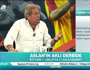 "Bu maçın suçlusu Fatih Terim'dir."