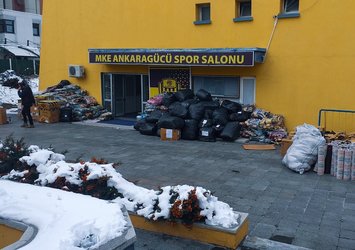 Ankaragücü'nün yardım tırları deprem bölgelerine gidiyor!