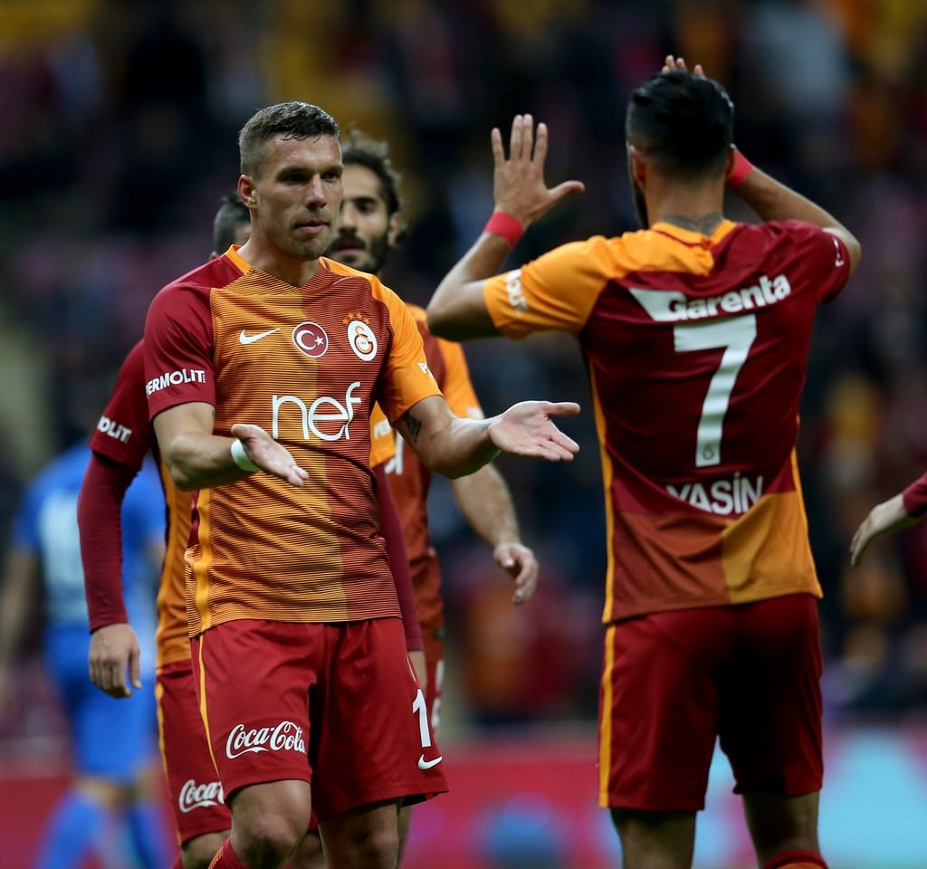 Galatasaray-Dersimspor karşılaşmasından kareler