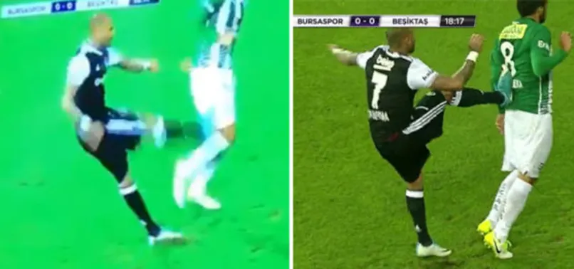 Quaresma'dan Jorquera'ya tekme