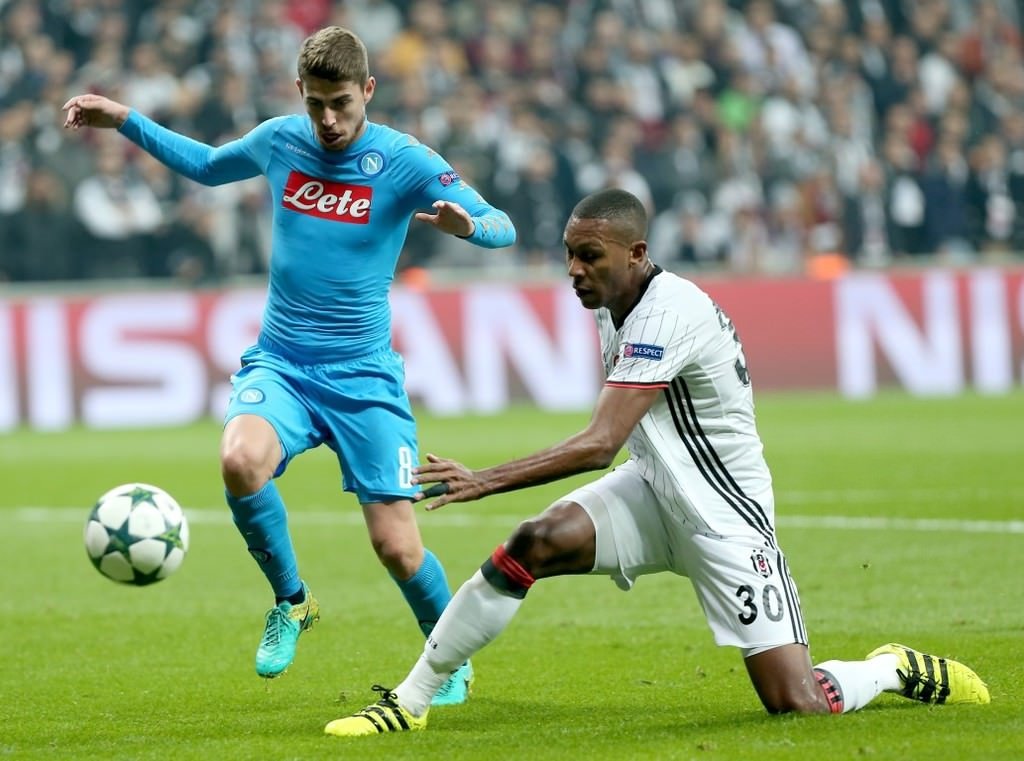 Beşiktaş-Napoli karşılaşmasından kareler