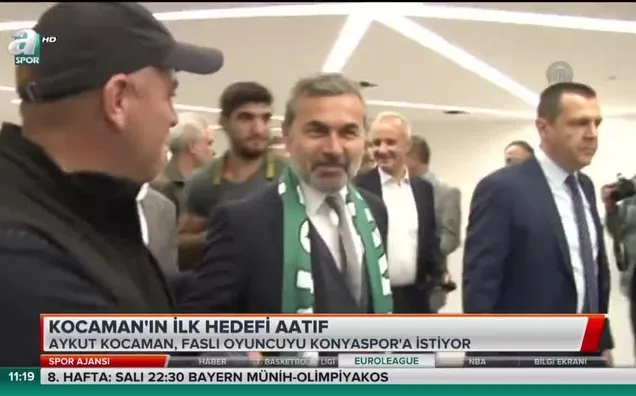 Kocaman'ın ilk hedefi Aatif