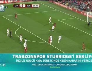 Trabzonspor'da Sturridge heyecanı