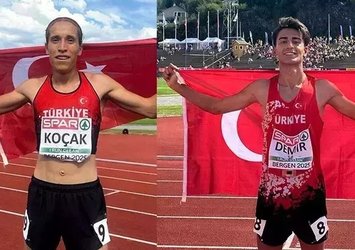 Milli atletlerden 2 altın madalya