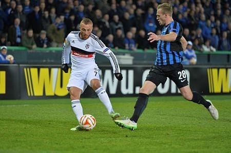 C.Brugge-Beşiktaş maçından kareler