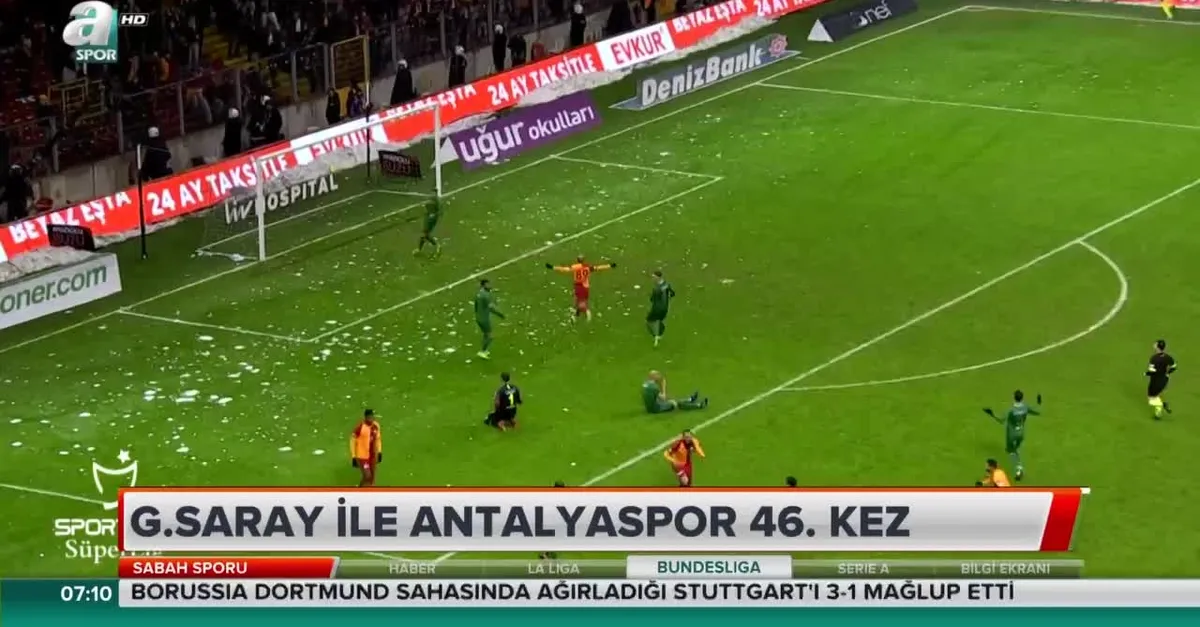 Galatasaray ile Antalyaspor 46. kez